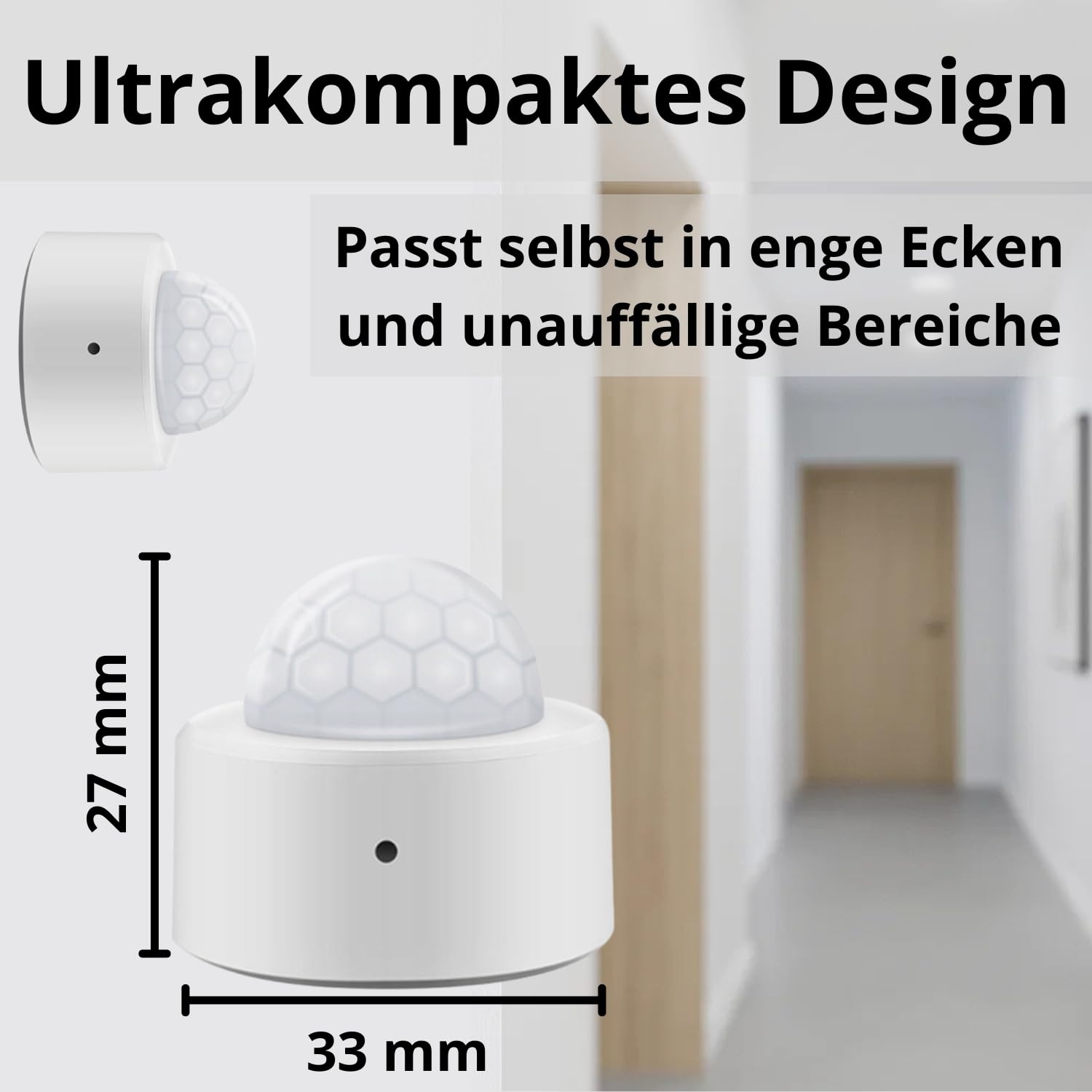 Czujnik ruchu ZIGBEE 3.0 TUYA na baterie PIR