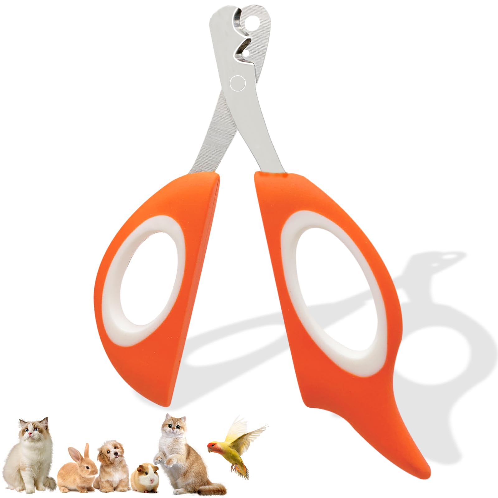 Cat Nail Clipper Cat Nail Trimmer with Two Holes, Kitten Nail Trimmers Small Dog Nail Clippers Cat Claw Clippers Professional Pet Cat Nail Clippers