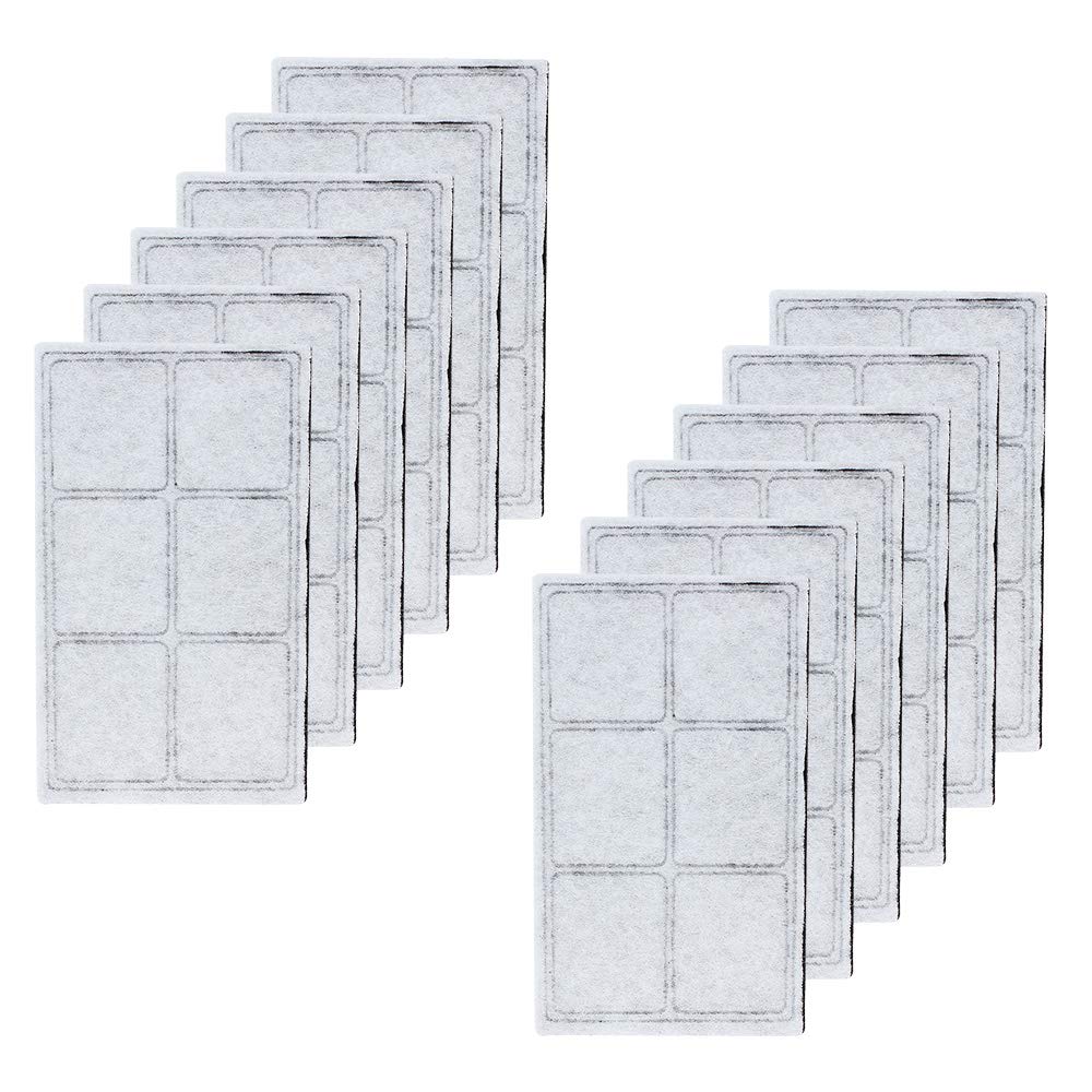 DingGreat 12 Pcs Reemplazo de cartuchos de filtro de purificación de agua para fuente de agua Drinkwell para perros y gatos