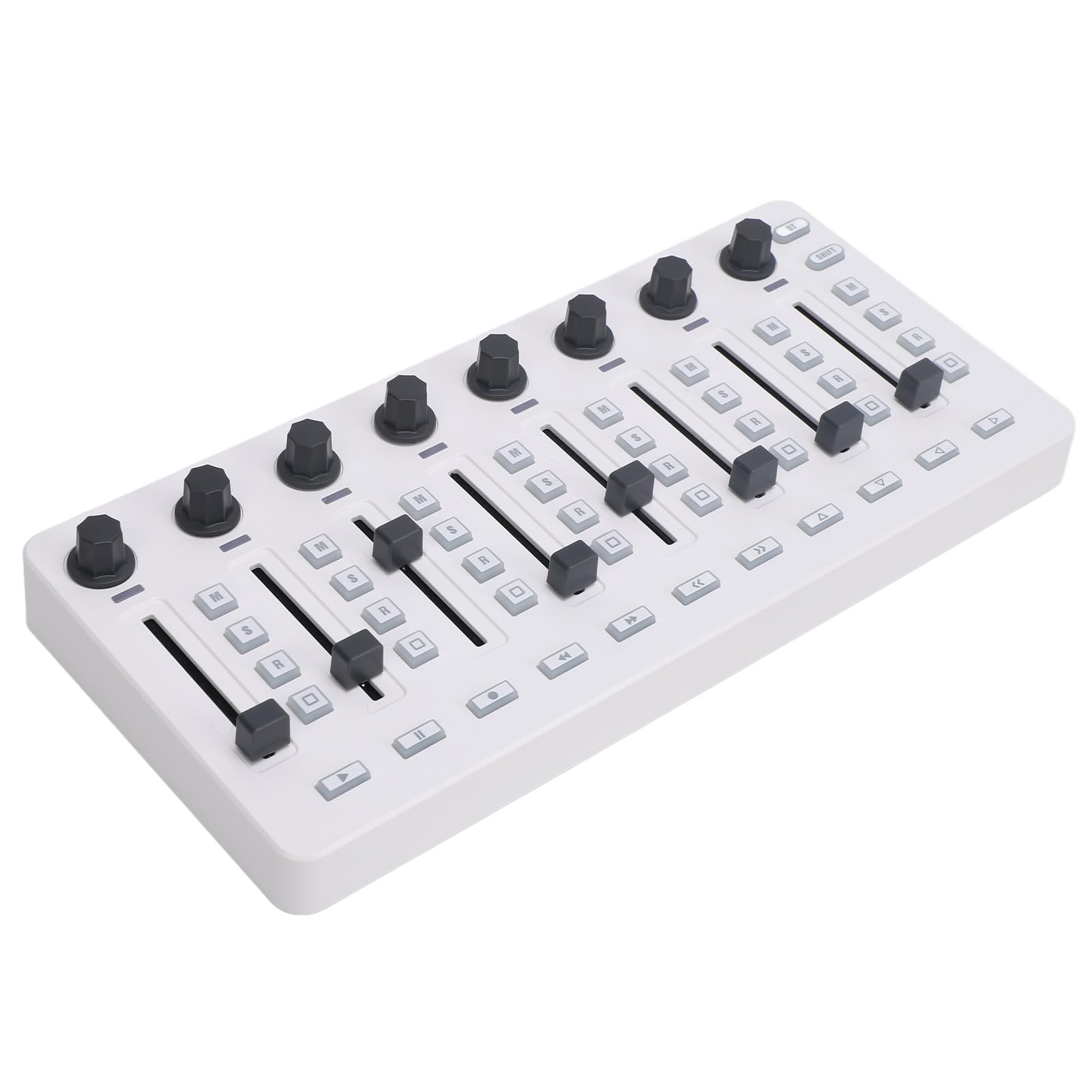 Mixer controller MIDI professionale con 8 pulsanti 43 tasti di controllo 8 manopole USB Bluetooth Wireless MIDI Mescolazione Console di miscelazione MIDI per produttori musicali