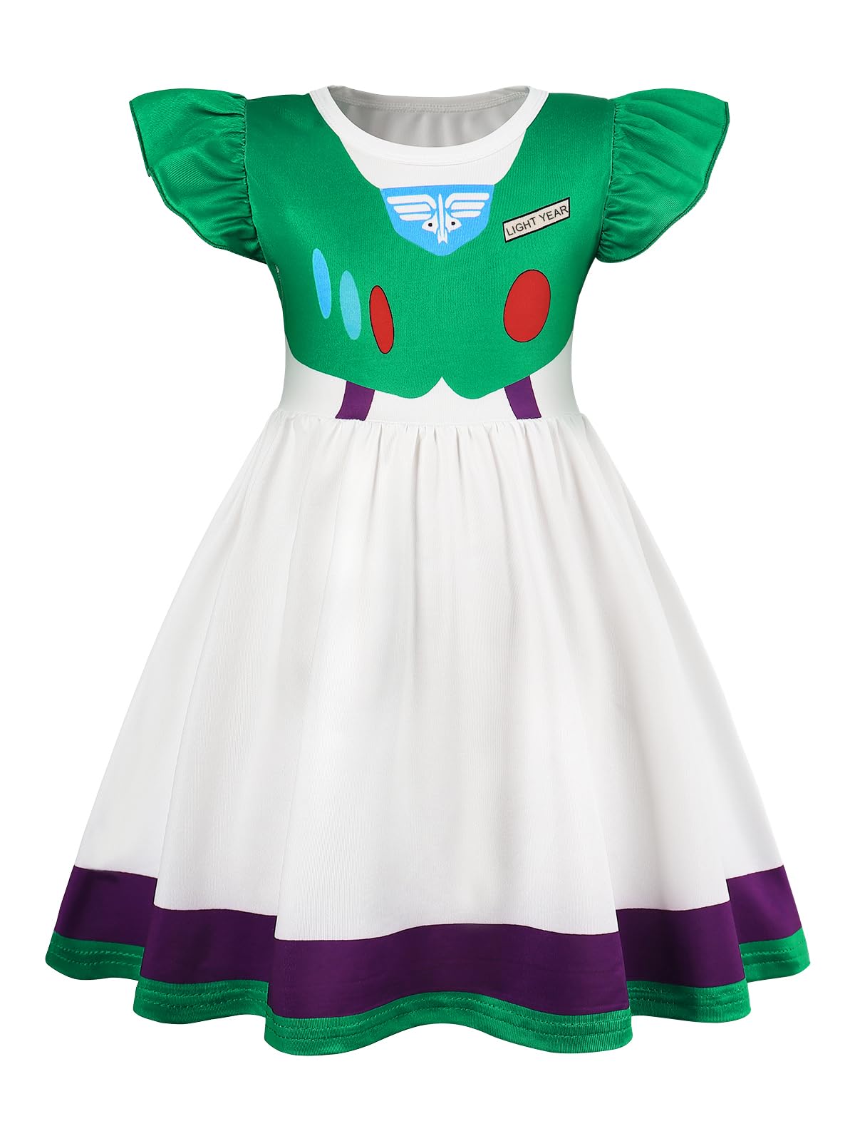 AmzBarley Princess Costume for Girls Halloween Outfit Kids Dress Up Clothes Age 1-10 Years Birthday Party Gifts