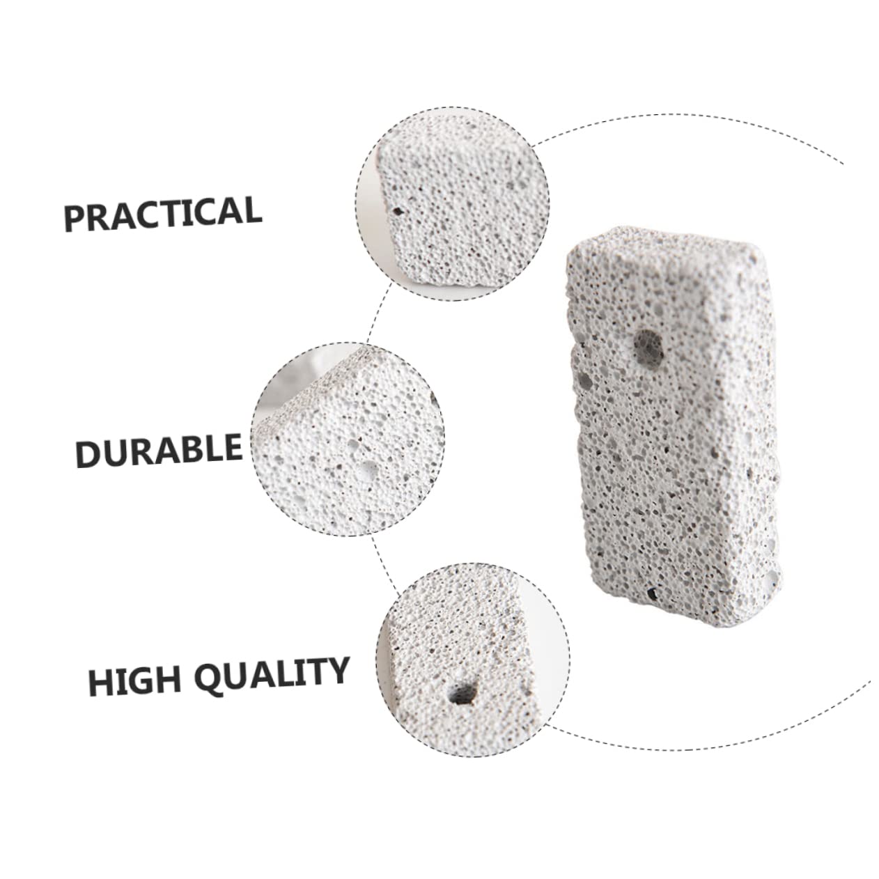 POPETPOP 120pièces Molar Stone pour Rongeurs Pierre à Mâcher Pierre Volcanique pour Hamsters Lapins Et Cobayes Idéale pour Nettoyage Croissance des Animaux De Compagnie