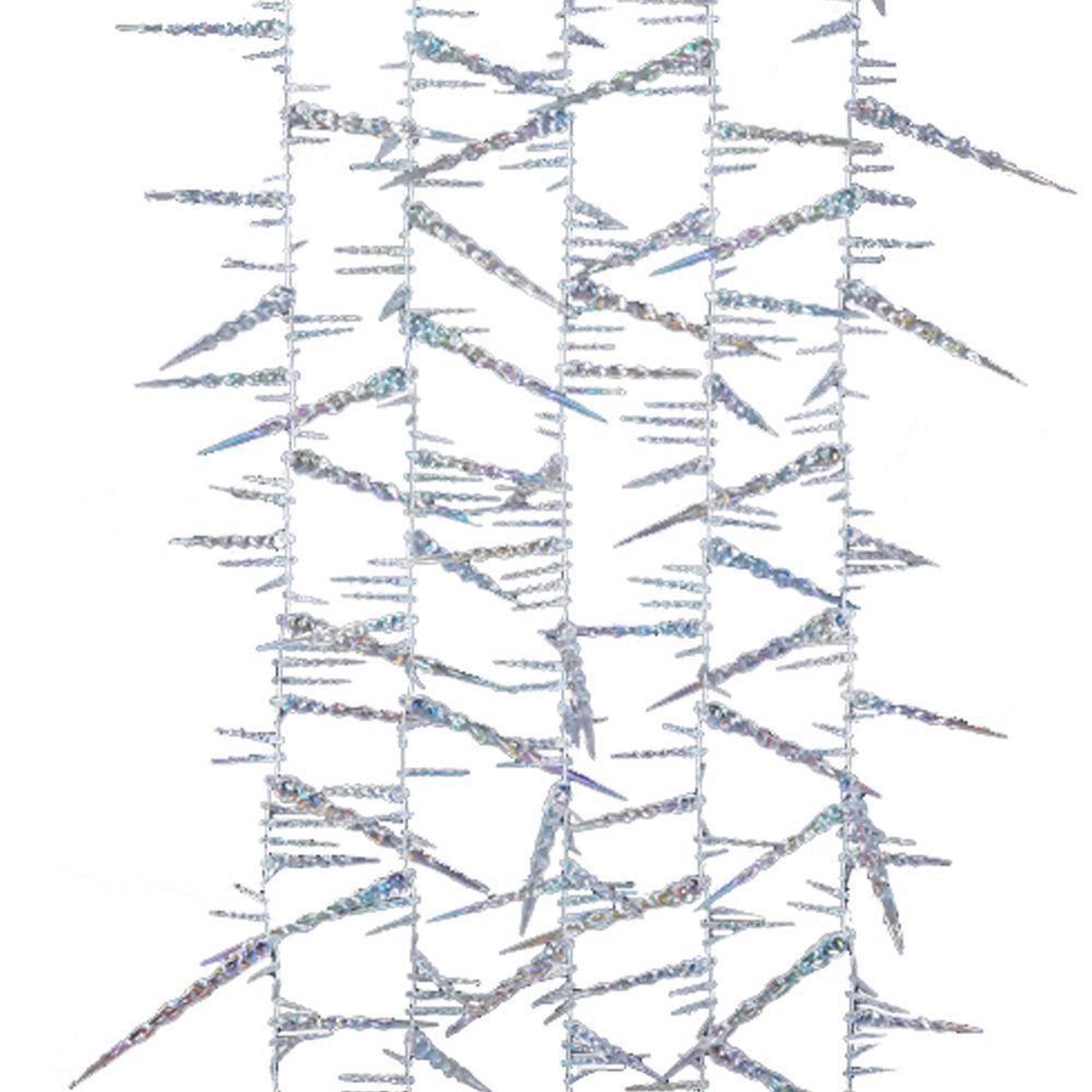 Kurt Adler 2.7m Rainbow Crystal Twisted Icicle Garland
