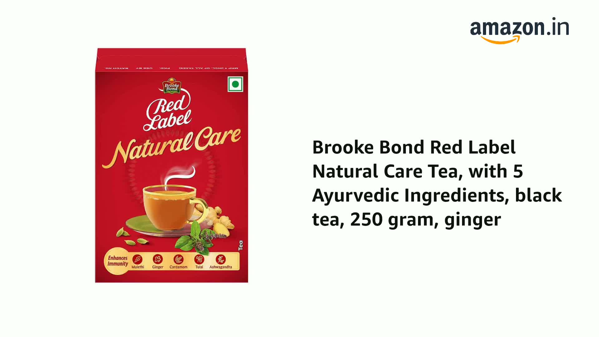 Brooke Bond Tè Rosso Red Label, 250g – Miscela Indiana Di Alta Qualità Ricca Di Flavonoidi – Gusto Che Unisce - 2