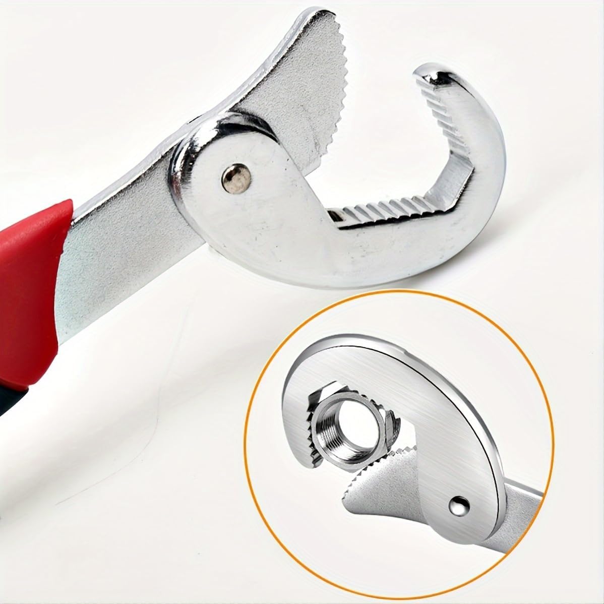 Multi-Functional Adjustable Double-Ended Wrench - Universal Pipe Plier for Home Repairs, DIY Projects (Indoor/Outdoor)