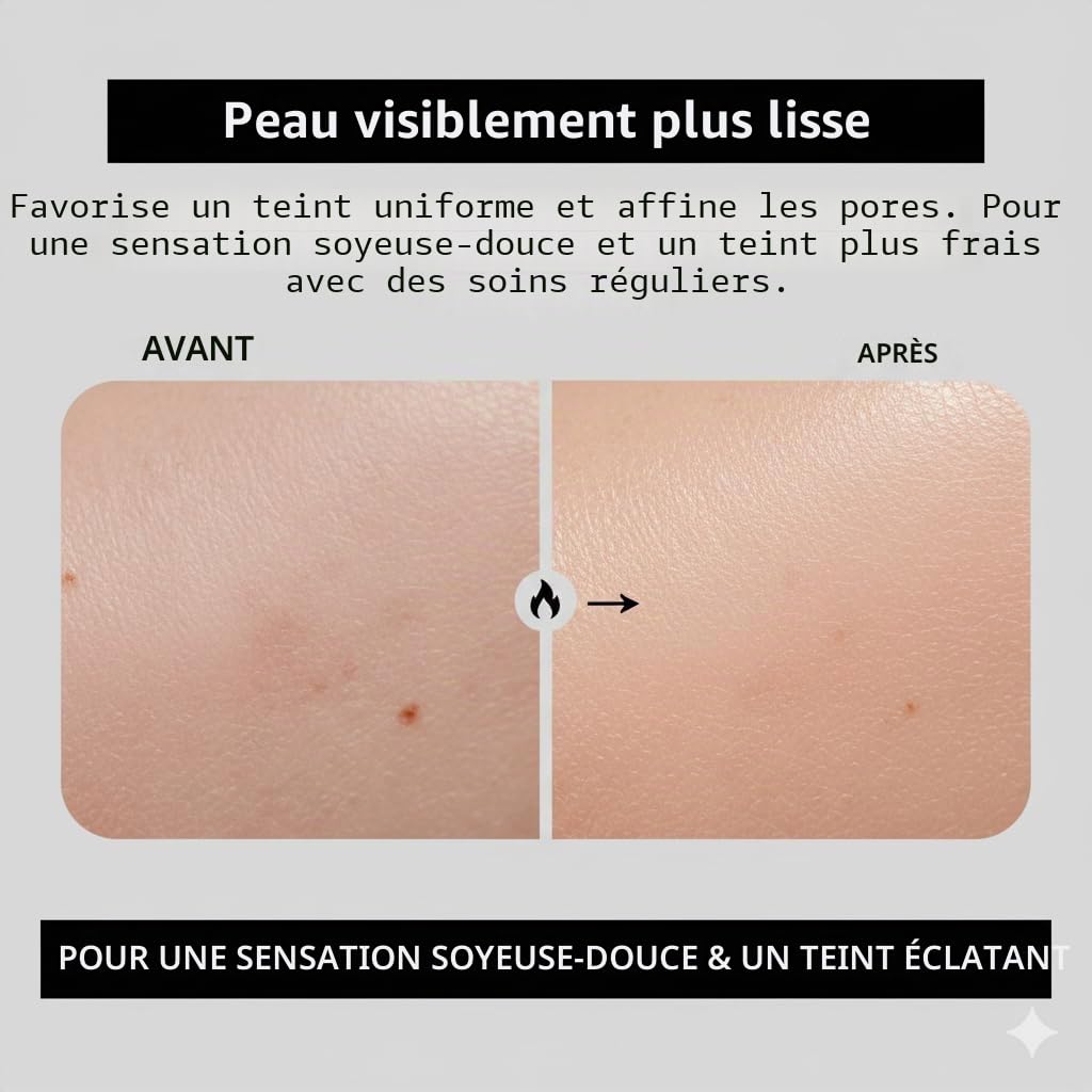 Pure Skin Peel Shot – Spray à l'acide kojique et au curcuma, spray facial doux et gommage corporel avec AHA et BHA, soin corporel léger pour une peau lisse et souple, 200 ml