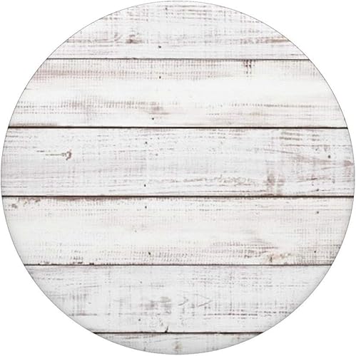 Miniatura 5 de Blanca Vintage Shiplap Barn madera aspecto texas  PopSockets agarre y soporte para teléfonos y tabletas, Negro