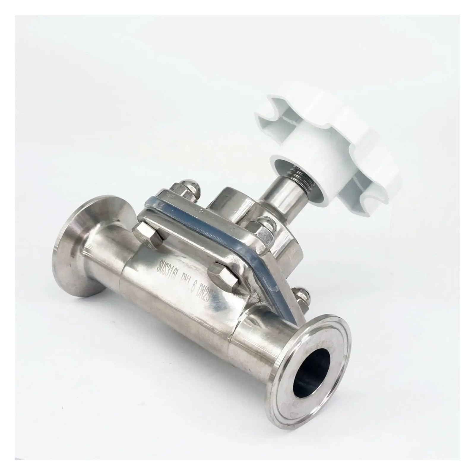 VXAXPOHZA 1" 25mm 316 Stainless Steel 1.5" Tri Clamp Valve Brew Beer Dairy Product