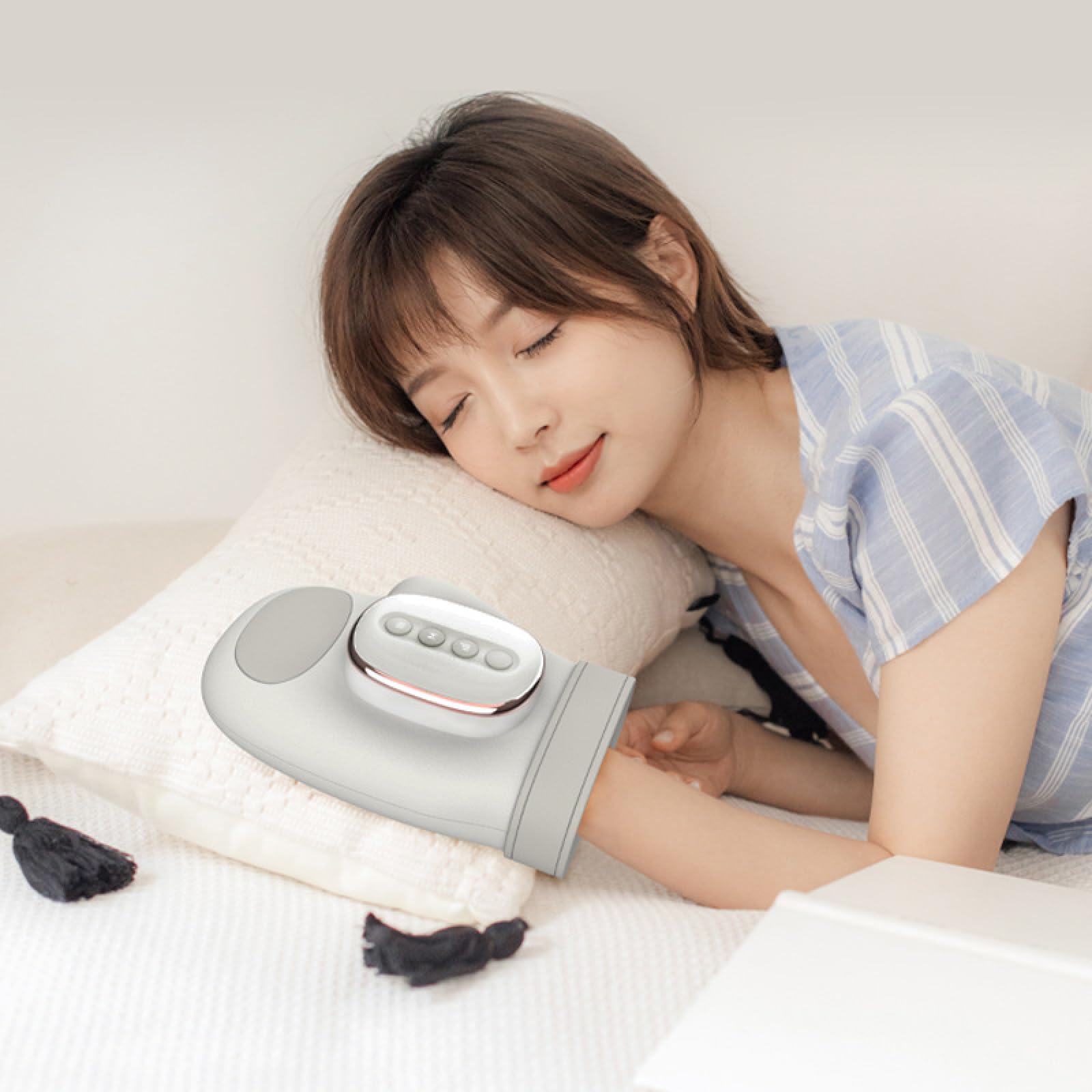 Massaggiatore Mani Hand Massager Calore Compressione Wireless Sollievo Dolore Dalla Rigidità Intorpidimento Delle Mani Donne Uomini