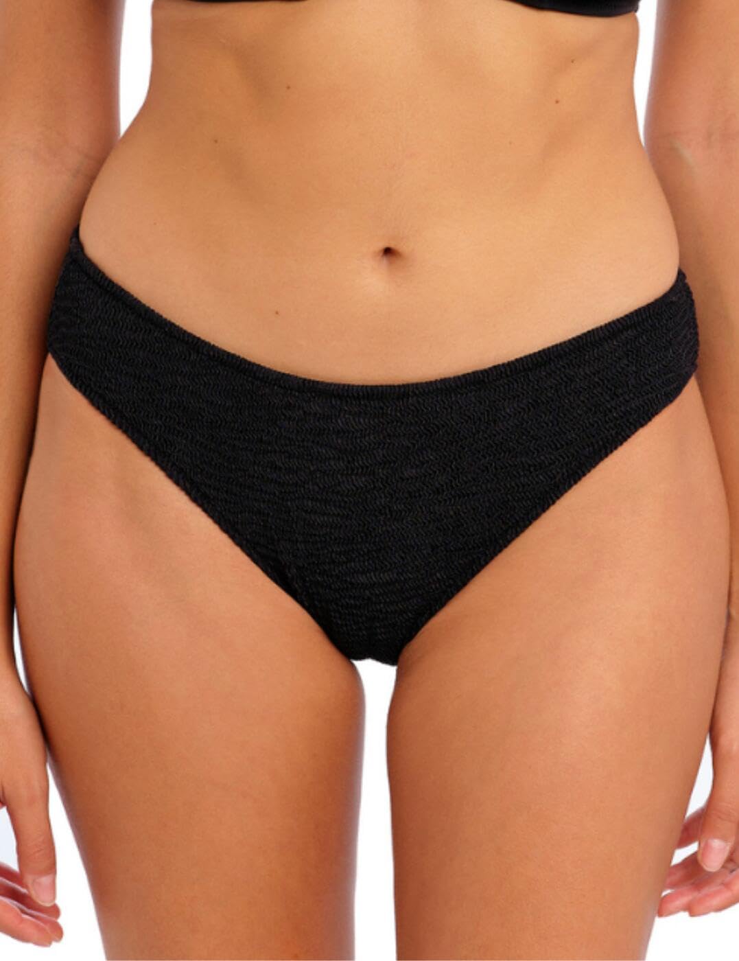 Freya Ibiza Waves Bikini Brief - Black - Size 10 - Women's Swimwear