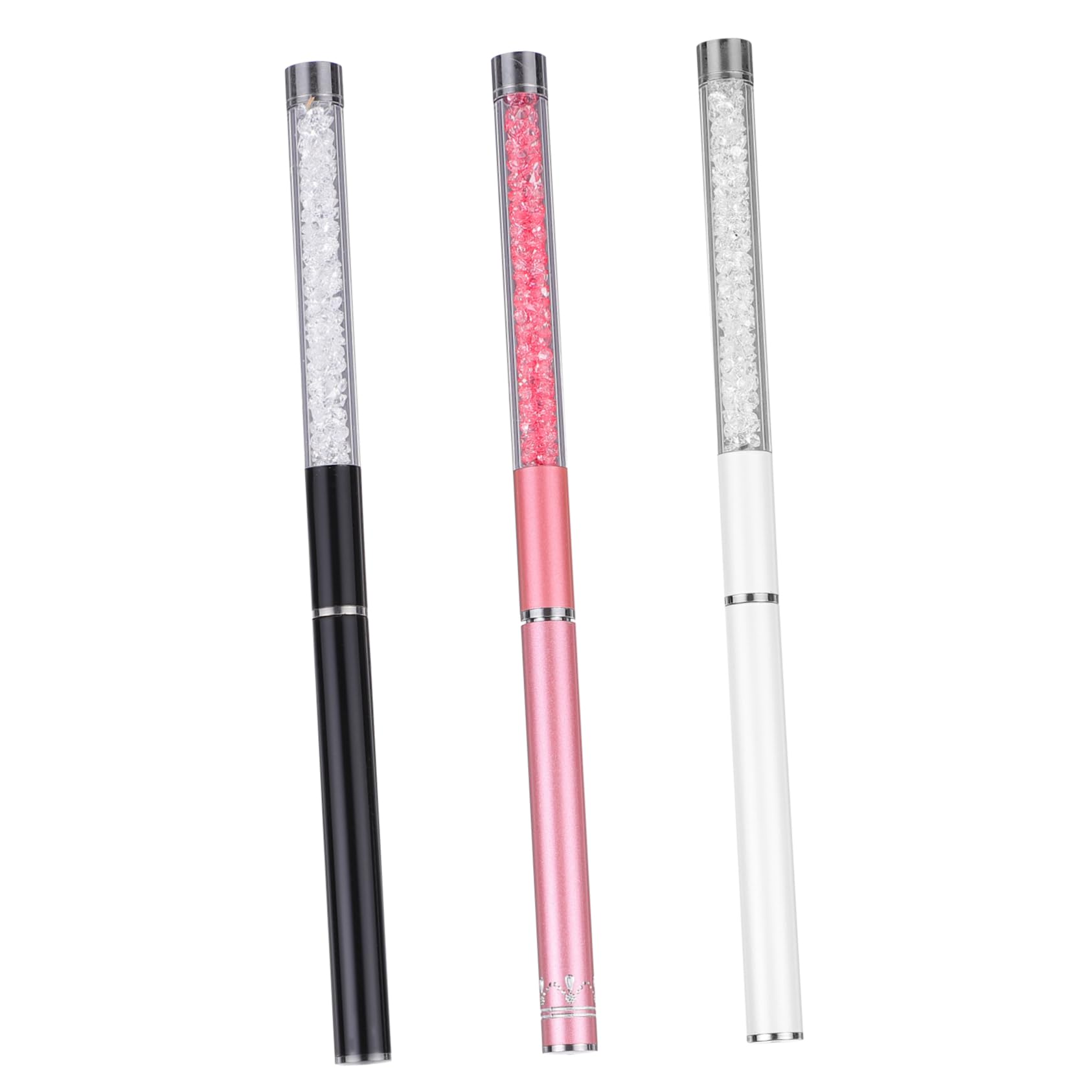 PLAFOPE Eyebrow Eyelash Mascara Brush Set Portable Spiral Brush 3pcs for Natural Curling