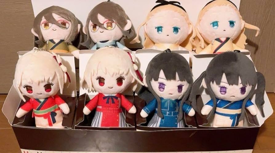 リコリス リコイル　フィギュア&ちびぬいぐるみ 10点セット Amazon.co.jp: リコリスリコイル ぷちふわぬいぐるみ 全種類