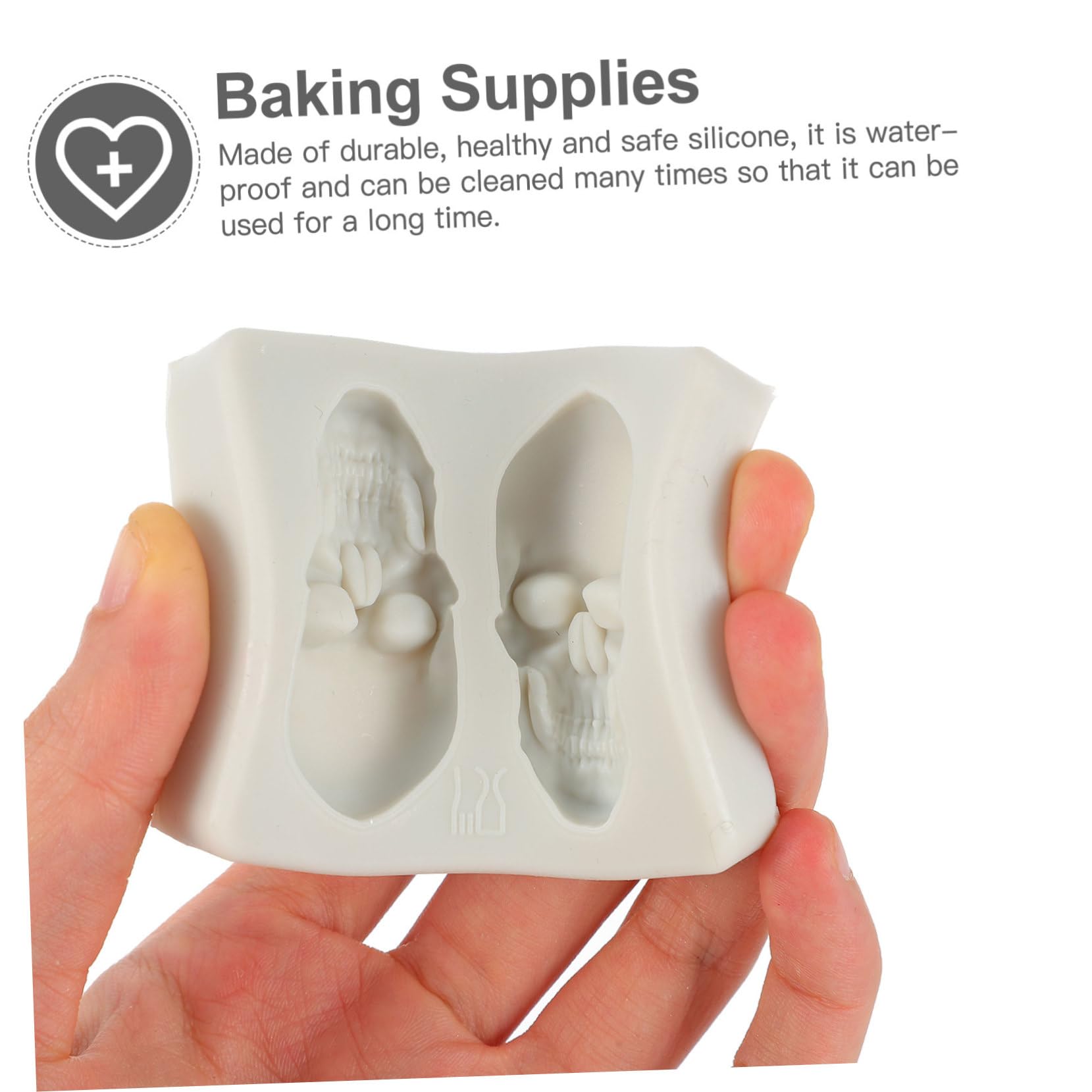 TOPBATHY 8 Juegos Molde De Calavera Panal Bombones Moldes De Corazón para Hornear Postres Mini Barras De Chocolate Cortadores De Galletas Bollos Cubitos Gel De Sílice Rosa 2 Piezas * 8