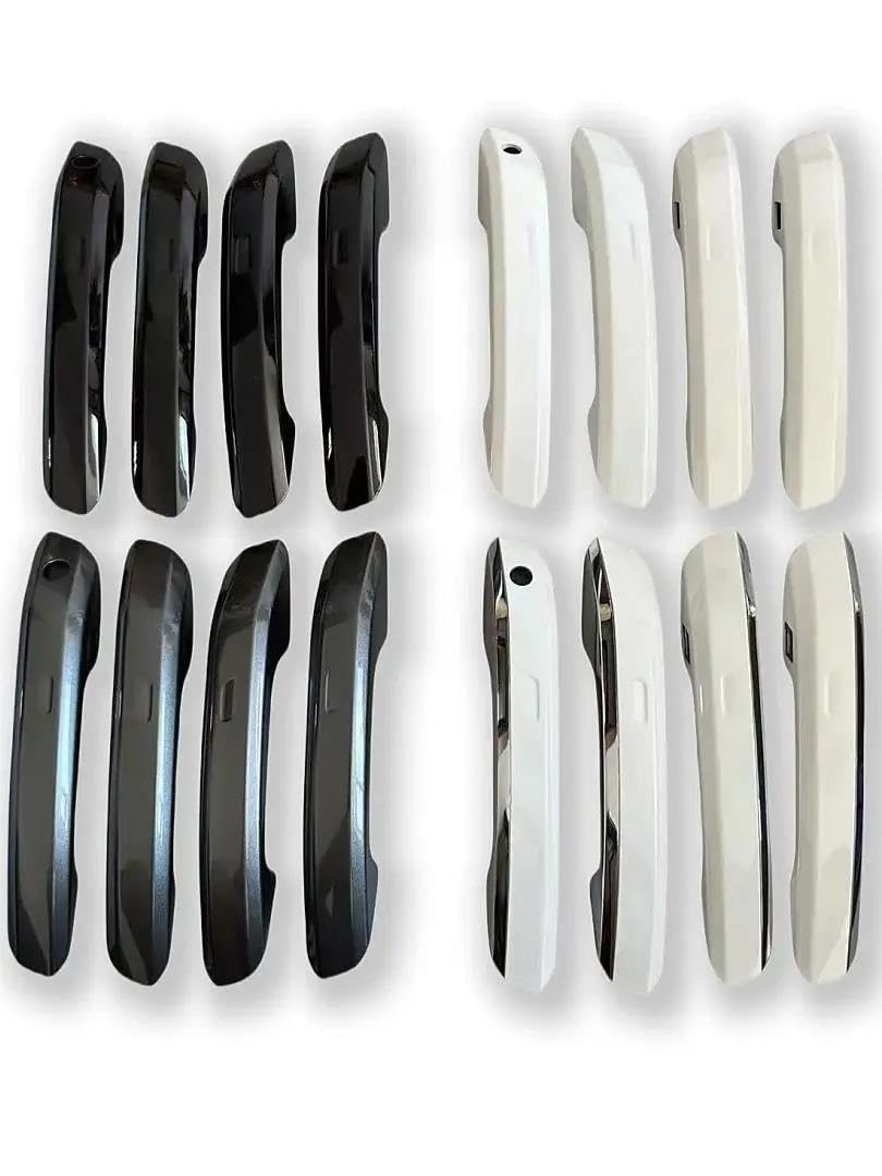 Copri Maniglia Esterna per A*UDI per A4 A5 S5 S4 B9 Q5 Maniglia della Portiera (Piano Pitch Black,Left Rear)