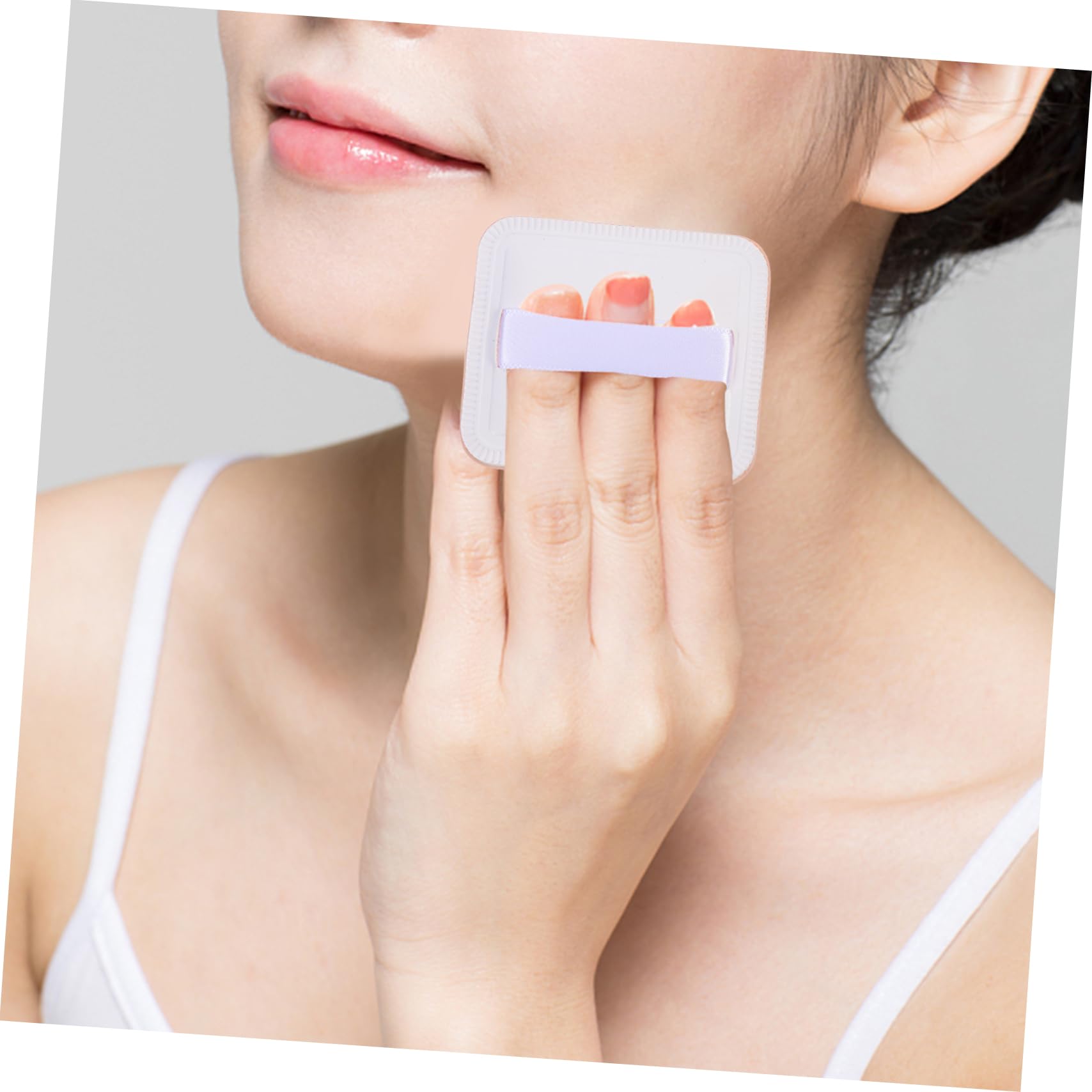 FRCOLOR 4Pcs Dual Use Powder Puff Makeup Tools Soft Gentle Cosmetic Sponges for Compact Powder Application for Girl Makeup Washable Reusable Beauty Supplies