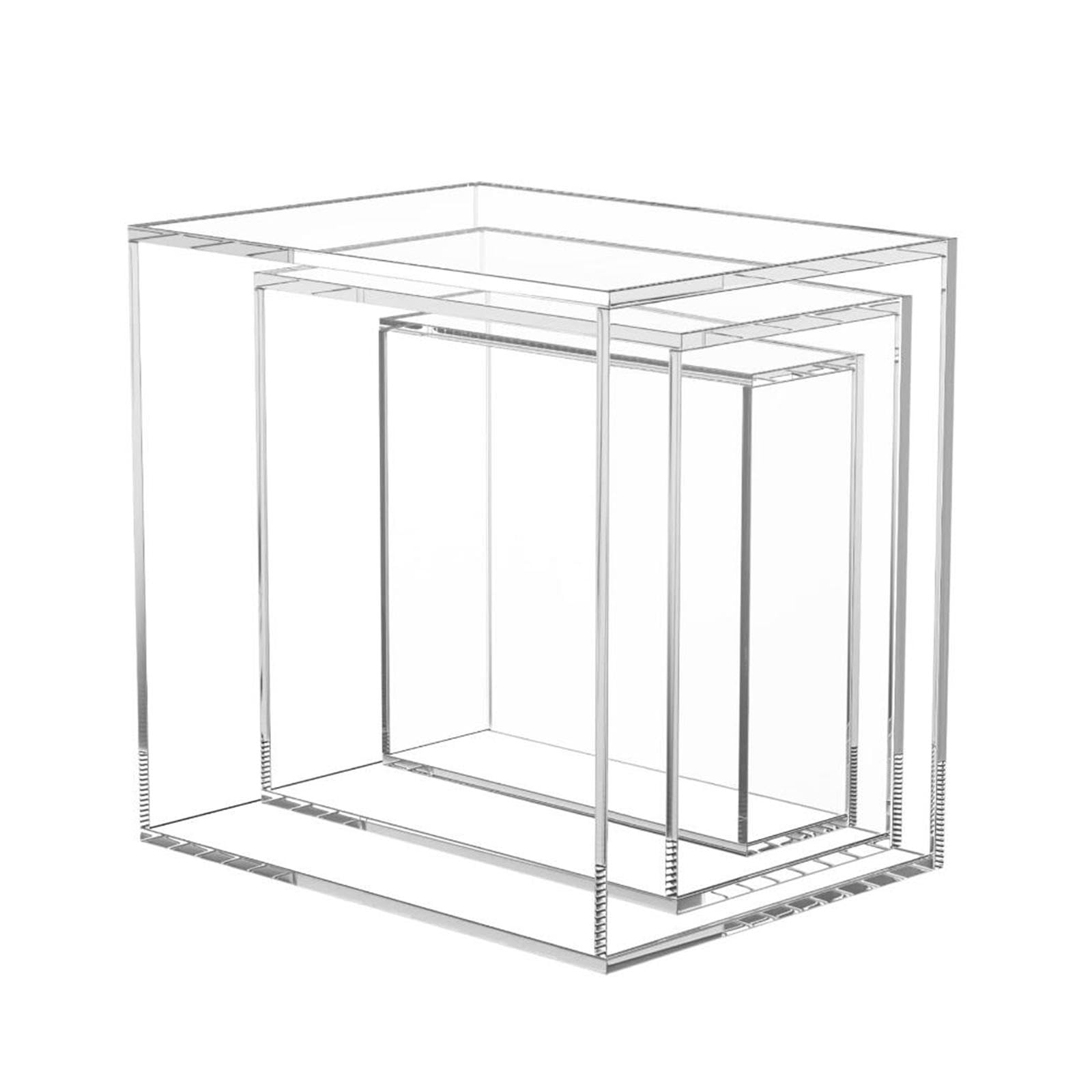 Oreilet 3-teilige Acryl Präsentationsständer - Würfelförmige Erhöhungen Für Buffettische Desserts