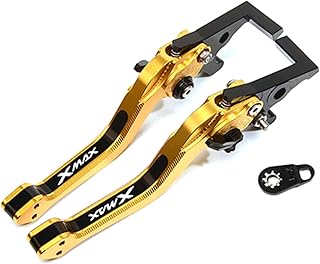 Alavancas de motocicleta Para YAMAHA XMAX 250 300 125 400 X-MAX 2017-2022 3D Dobrável Losango Extensível Alavancas De Freio De Estacionamento Alavancas De Travamento Automático Da Embreagem Do Freio