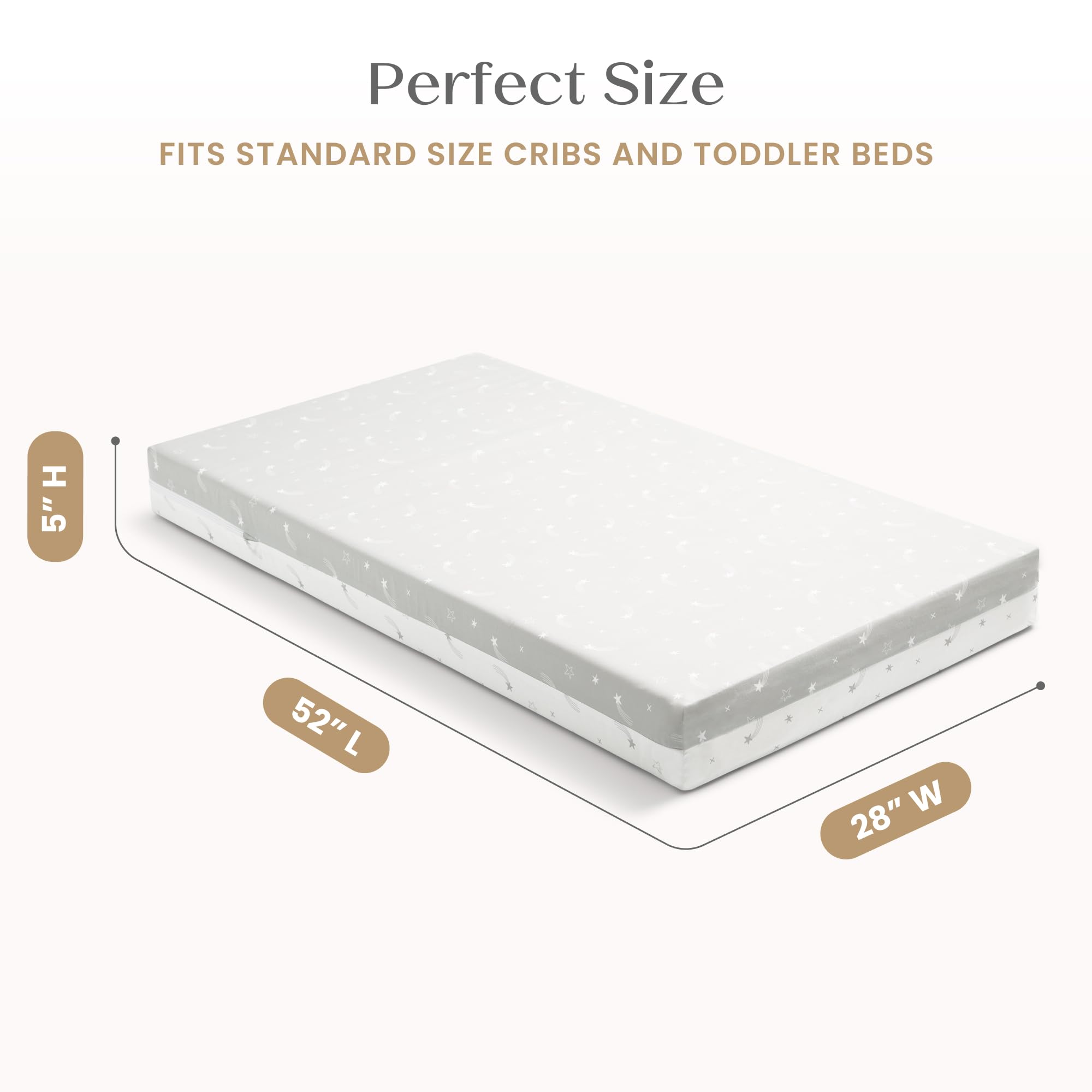 Delta Children Crib Mattress - Breathable & Waterproof -2 Delta Children Crib Mattress - Breathable & Waterproof -2