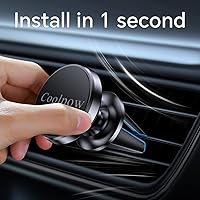 Vista 3 de 【Paquete de 2】Soporte magnético para teléfono para ventilación de automóvil [fácil de instalar] Soporte magnético reutilizable para ventilación