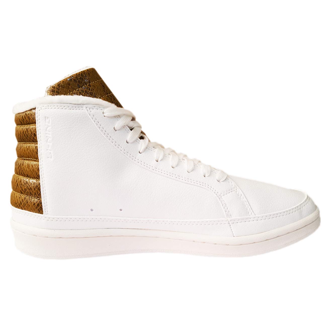 li-ning Basketball Culture Professional Basketball Shoes, Milk White/Gold Brown - 8.5 US-picture-28