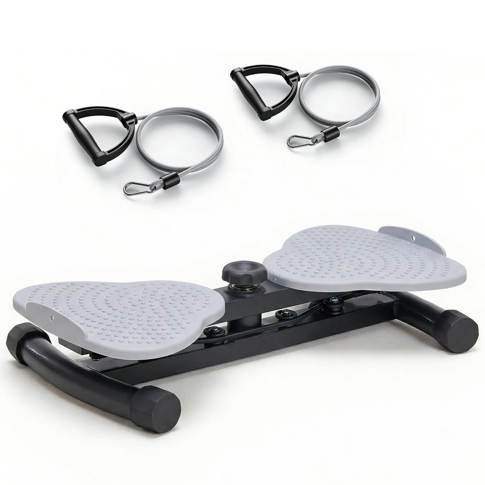 Waist Twister Machine Exercise, 326 lbs Ab Twister Board for Exercise, Home Gym, Balance Training & Fat Burning, Noiseless Workout Equipment for Women & Men - Twist Exercise Machine (Gray)