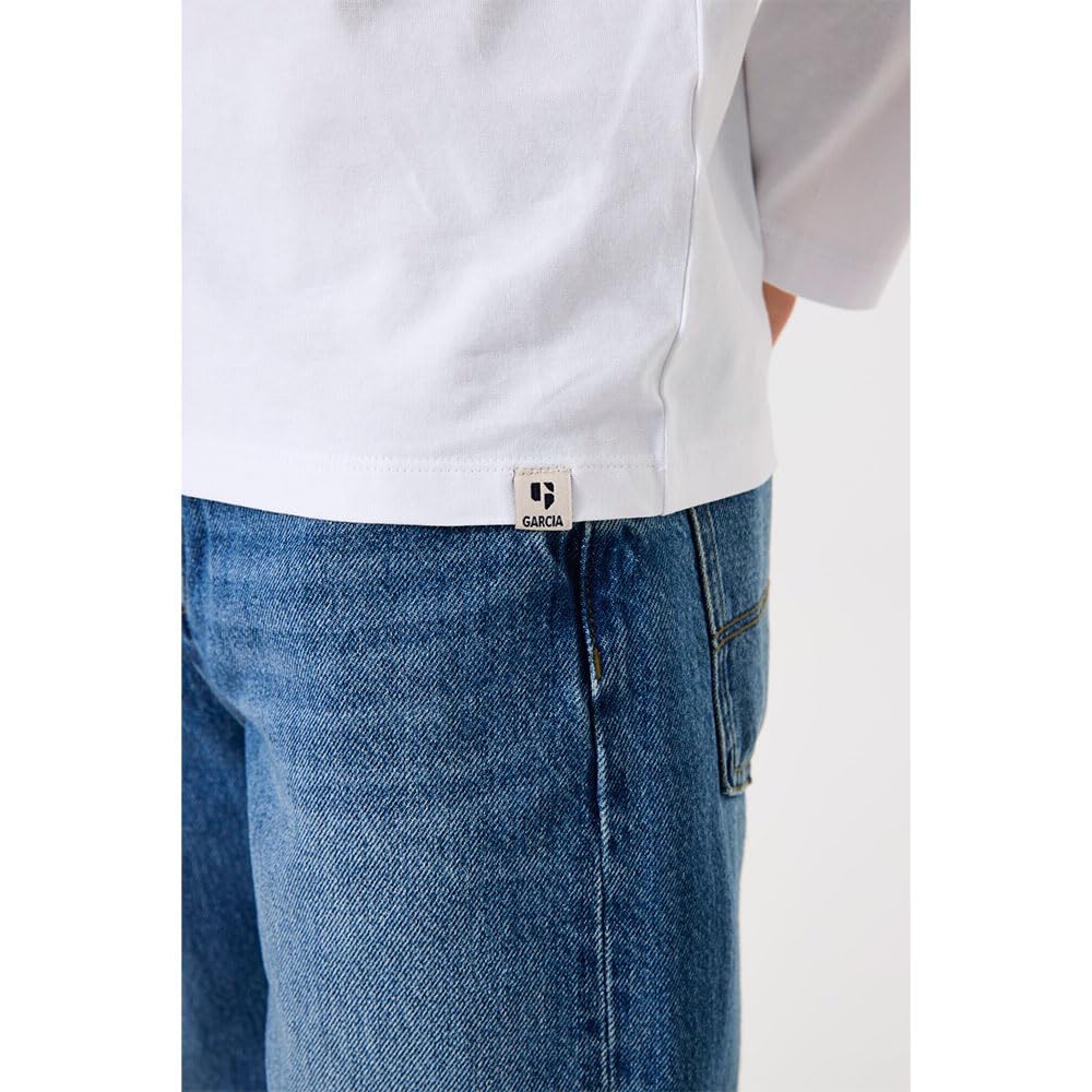Garcia Jungen Basic Langarmshirt