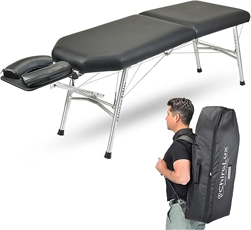 ChiroLux Mesa quiropráctica Plus  Durabilidad y estabilidad profesional, diseño funcional para máxima comodidad del paciente, configuración simple