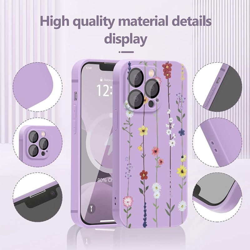 WOKEZ Blomma Telefonfodral för Honor Magic5 Lite/X9a - Ultratunn Stöttålig