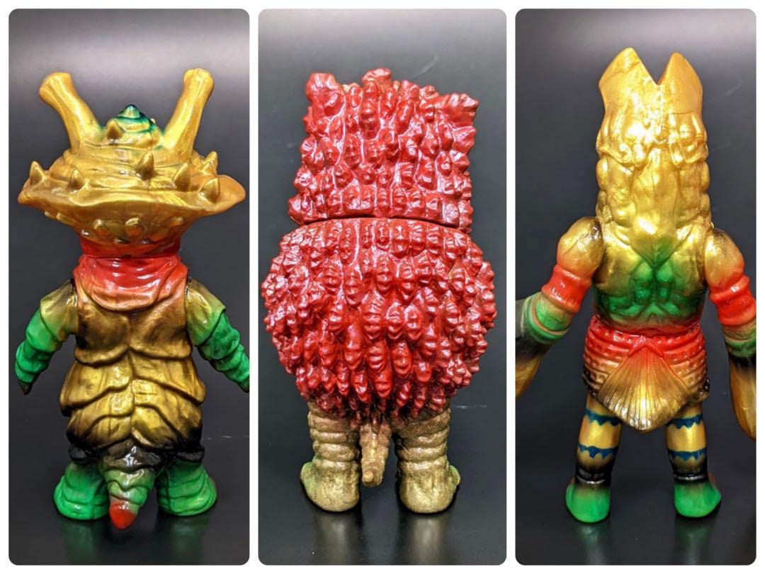 Amazon.co.jp: MAX TOY ガラモン カネゴン バルタン星人（ゴールドver