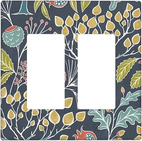 Miniatura 120 de Deep Blue Sea Turtles 1 Gang Outlet Covers Duplex Receptáculo Placa de pared Decorativa Eléctrica Placa Delantera Interruptores de Luz para Cocina