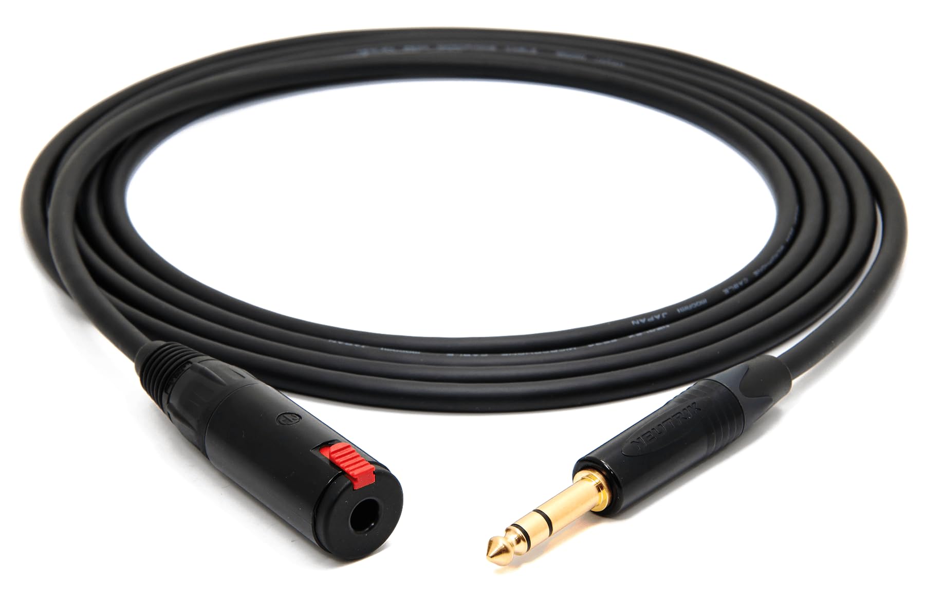 enoaudio Mogami 2534 Quad Verlängerung Kabel Kopfhörer Symmetrische | Neutrik Gold 6,3mm TRS klinke - 6,3mm Buchse | HiFi, 2,0 m