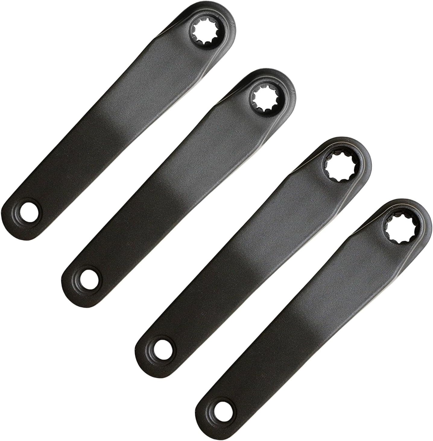 1pair Aluminum Alloys Cranks Durability Bike Crankset Bottom Brackets for Bike Middle Drove Motor Installation Bottom Brackets