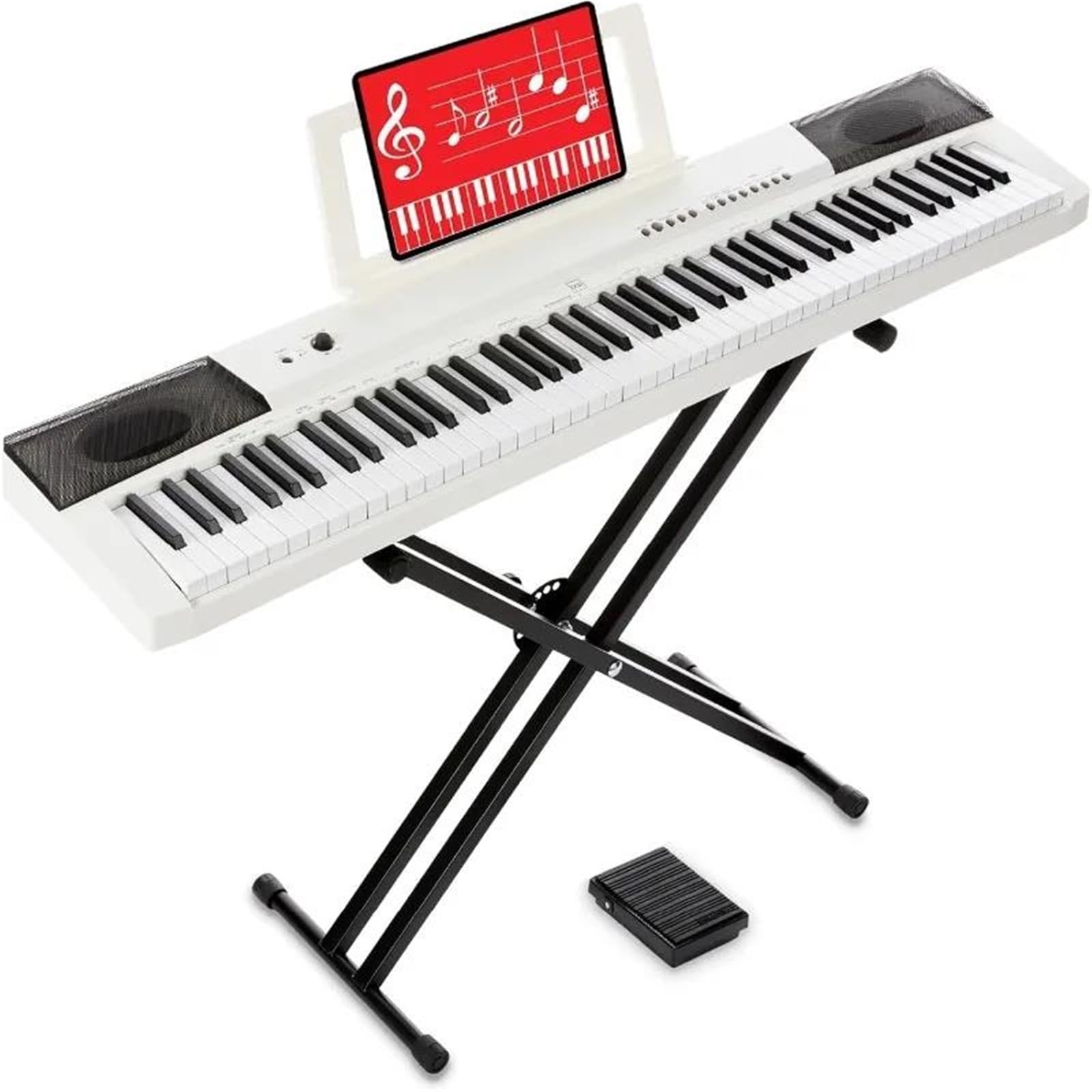 Pianoforte Elettronico Set Di Tastiera Elettronica Per Pianoforte Digitale A 88 Tasti Di Dimensioni Standard Con Supporto Semi Pesato E Pedale Sustain