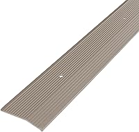 M-D Building Products 43858 Pewter Aluminum Carpet Trim 2x36 in with Screw Nails - Durable Floor Transition Strip