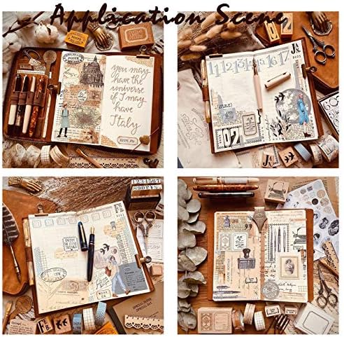 GLOBLELAND 9 Sheets Flower Theme Clear Stamps Flowers Pattern Silicone Stamp for Card Making Decoration and DIY Scrapbooking