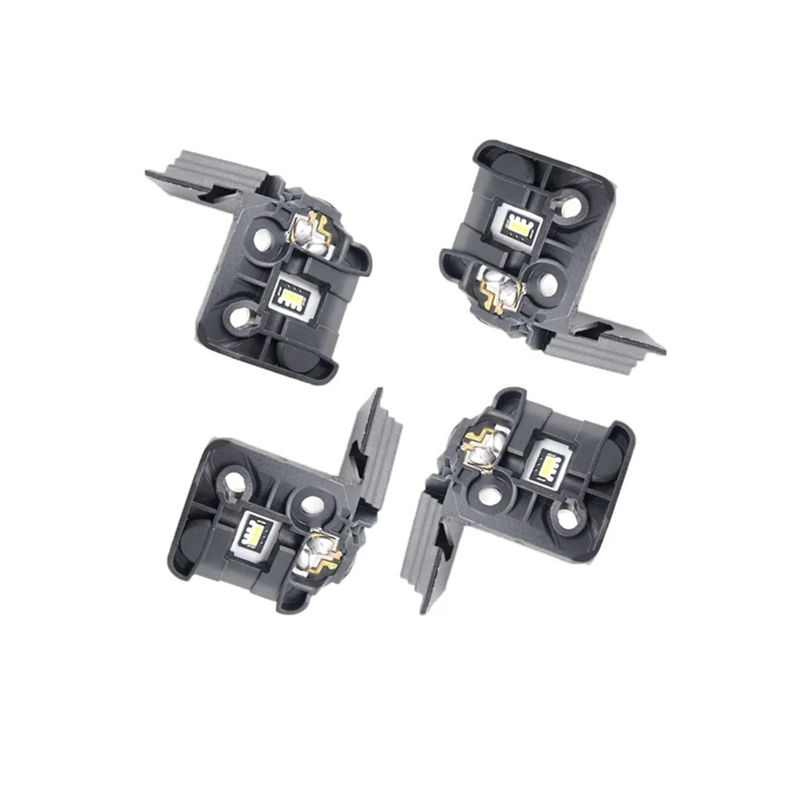 módulos de Faros, Luz Blanca para BMW Serie 5 F10 F18 Luces de circulación Diurna 2010-2013 módulo Fuente Ojo Ángel balasto Chip Faro Coche(4pcs A Pair)