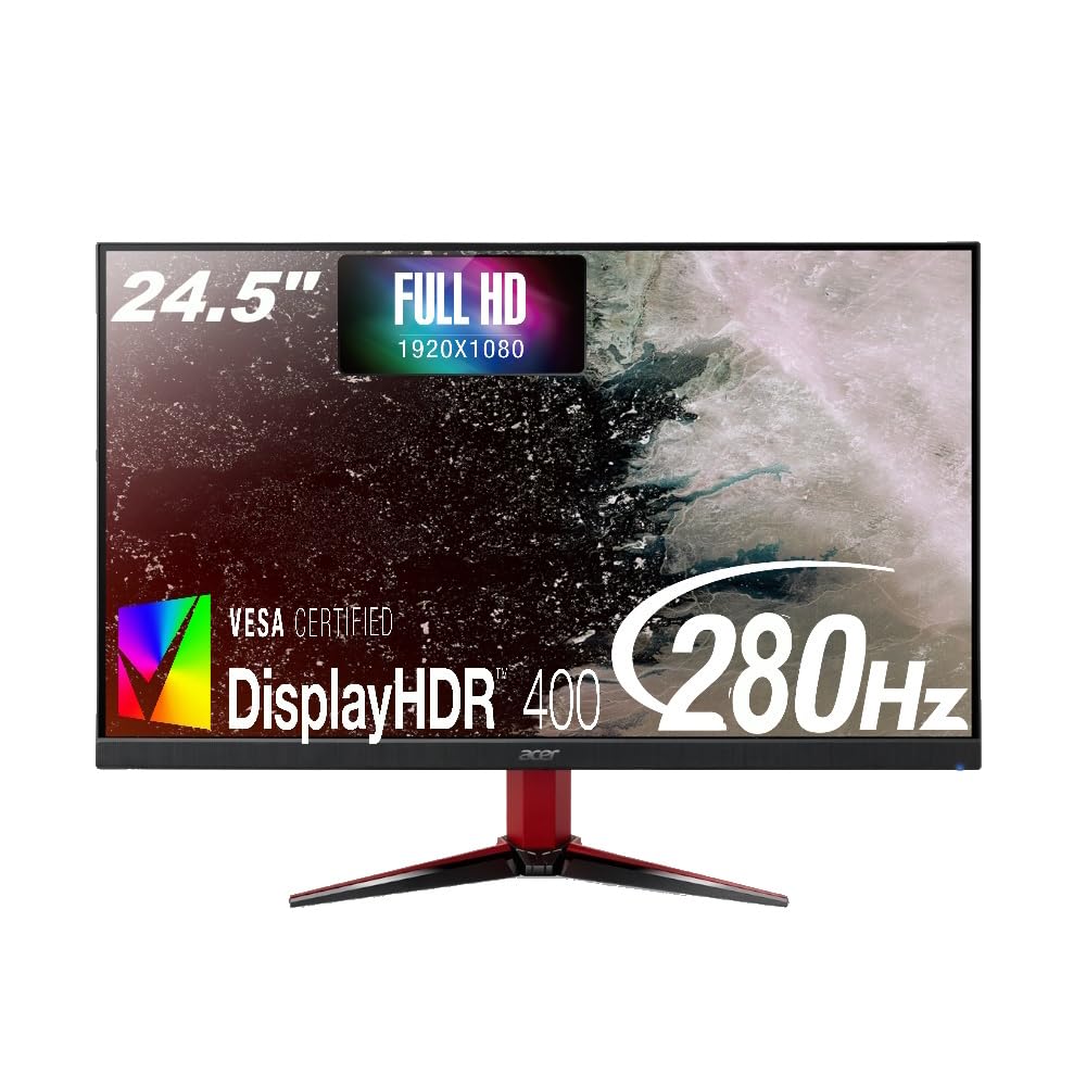 Acer Nitro VG252Q Z 24.5-Inch FHD IPS Gaming Monitor with 