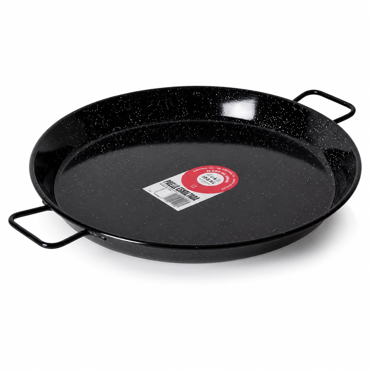 Garcima La Ideal Enamelled Steel Paella Pan 26cm,Black