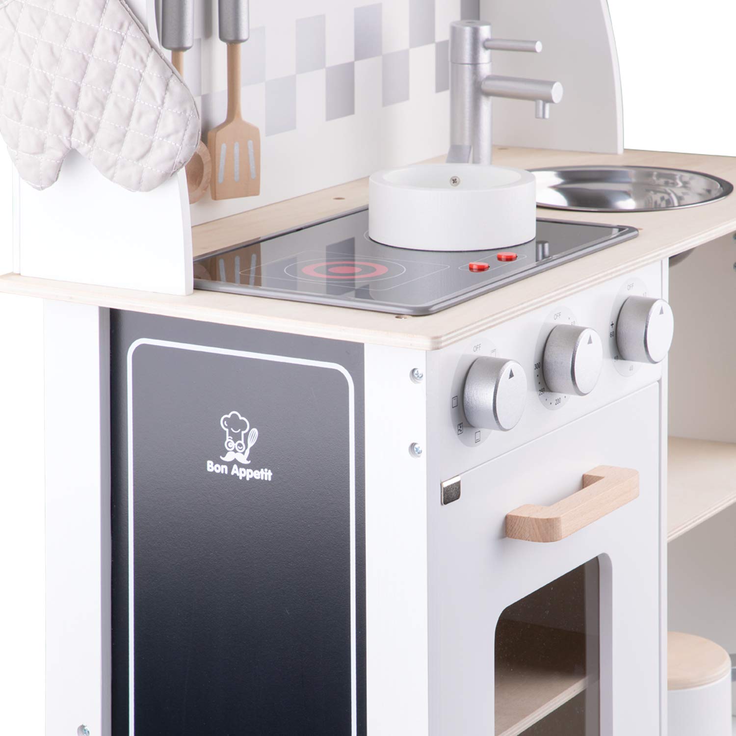 Kinderkeuken - modern - inclusief elektrische kookplaat - roze | New Cl Kinderkeuken - modern - inclusief elektrische kookplaat - roze | New Cl