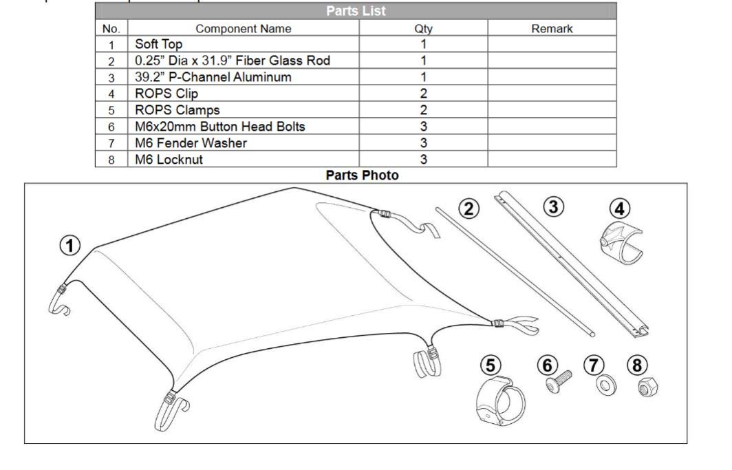 Amazon.com: 2020 Genuine Kawasaki Teryx KRX 1000 Soft Top