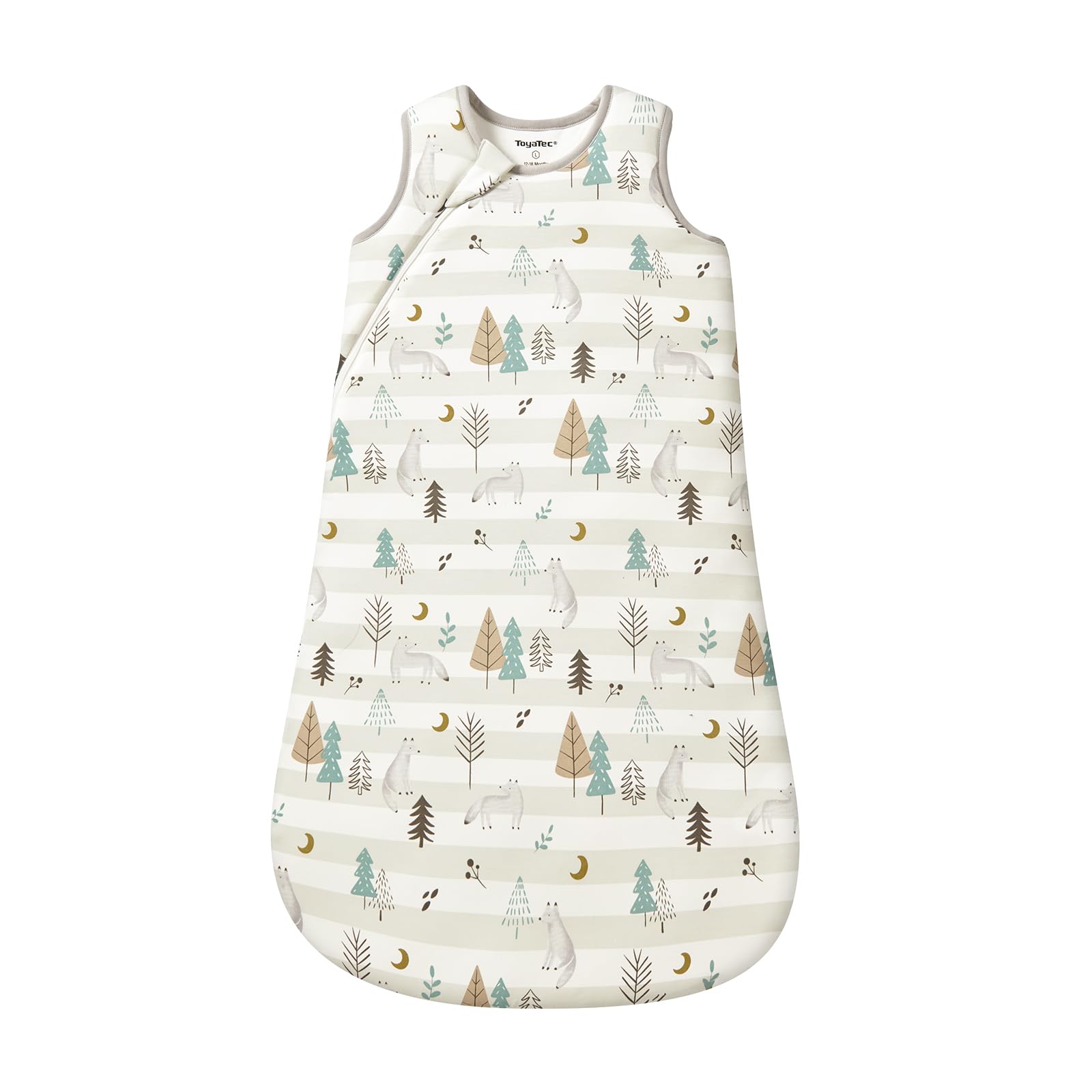 ToyaTec Sacco Nanna Bebé 2.5 Tog Super Morbido in Viscosa di Bambù, Sacco Nanna in Fibra di Bambù per Neonati, Coperta da Letto Autunno-Inverno