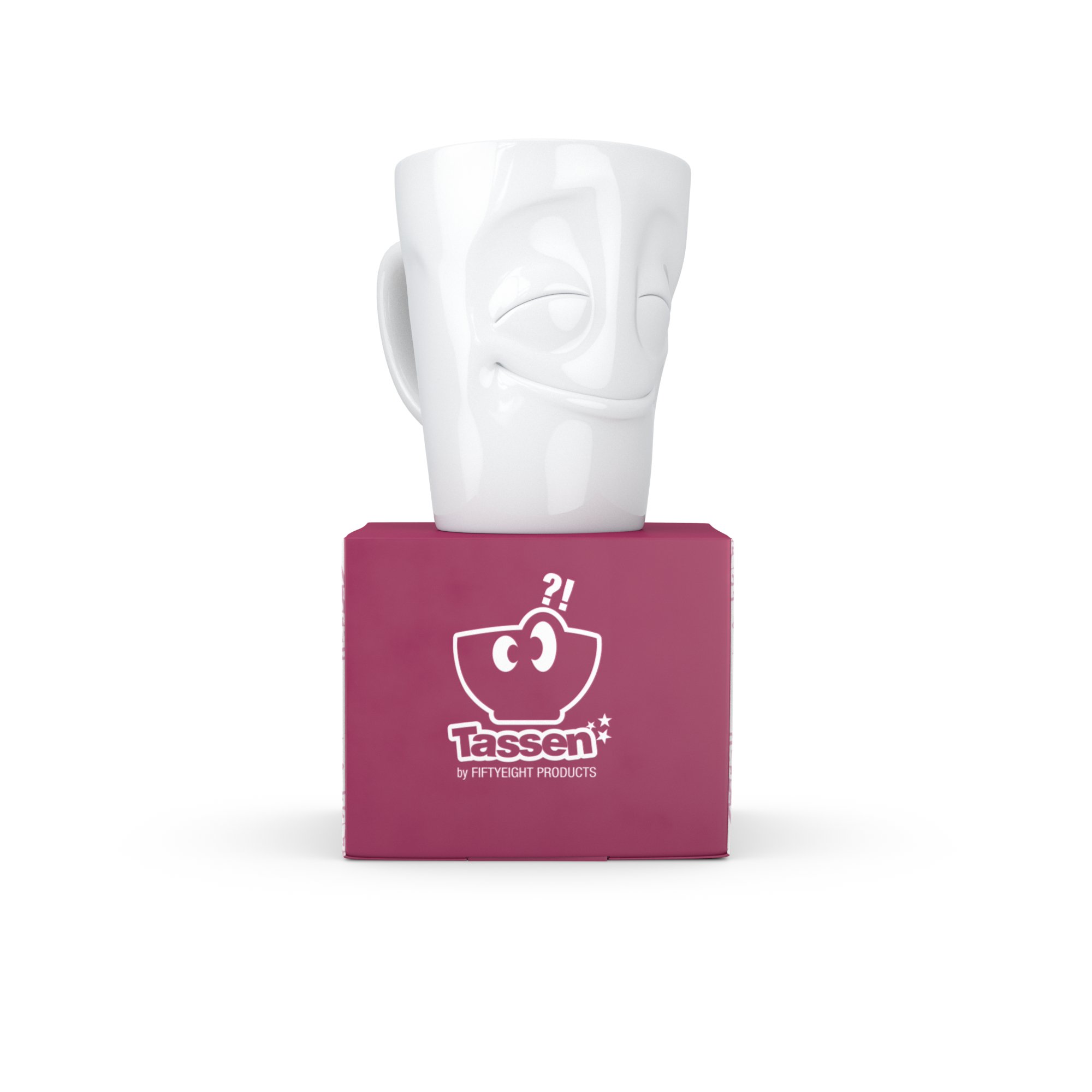 Fiftyeight products fiftyeight set mit 2 tassen mit henkeln pleasure und dirty white ca. 350 ml