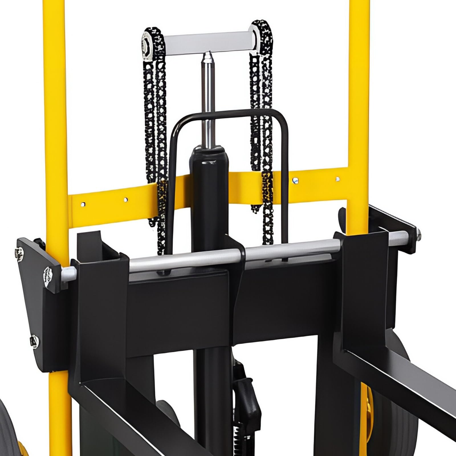 Transpallet Manuale Carrello elevatore a forche Pieghevole for Pallet Idraulico con impilatore Manuale da 200 kg for Caricamento in Magazzino