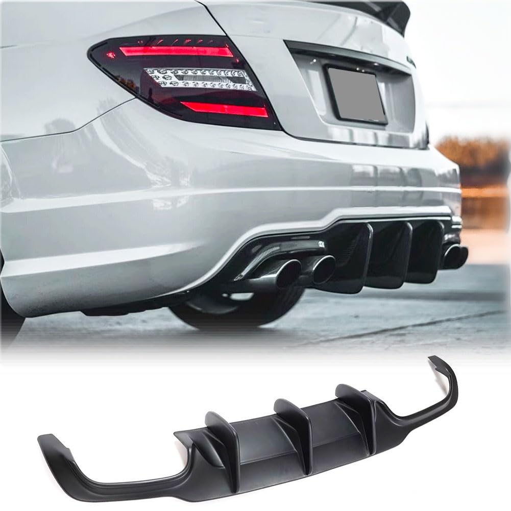 MCARCAR KIT Rear Diffuser Fits Mercedes Benz C Class W205