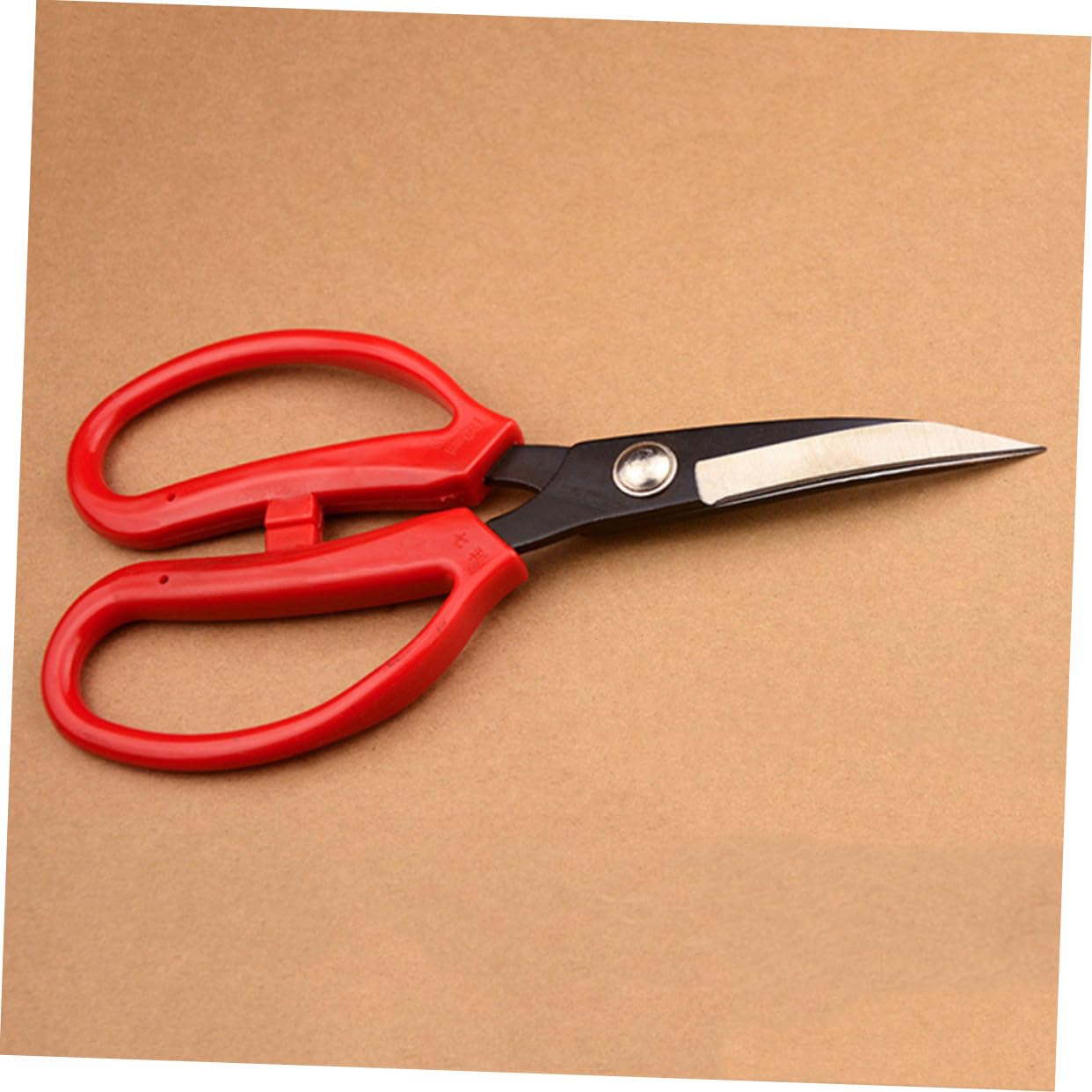 Tijeras de Sastre Punta Curva para Cuero y Tela, Acero Alto Carbono