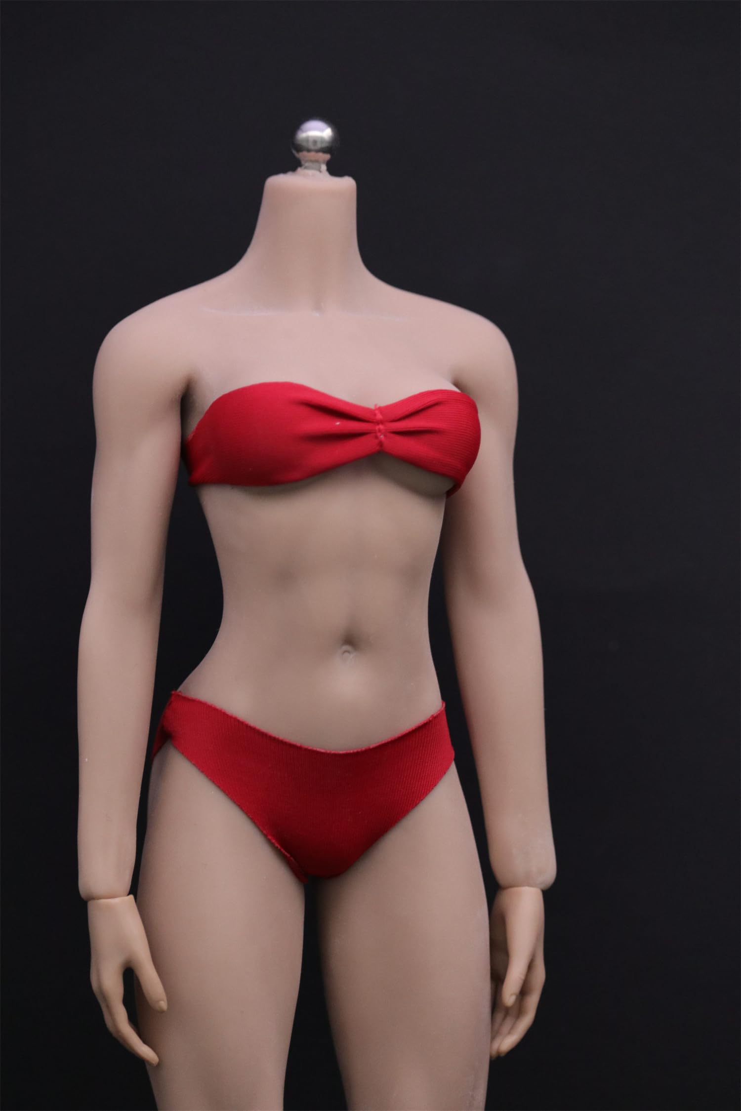 OBEST TBLeague 1/6th Wheat Skin Action Figures femminili Viene Fornito con Testa Scolpita e Vestito Rosso (PHMB2019 S35
