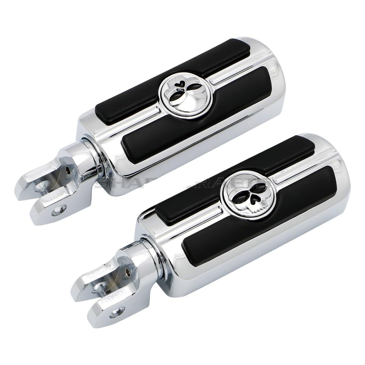 Motorrad Fußrasten Chrom - Für V-Star, Dragstar & Virago Modelle