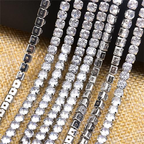 Chaîne à coudre en métal strass zircon pour sublimer vos robes de soirée