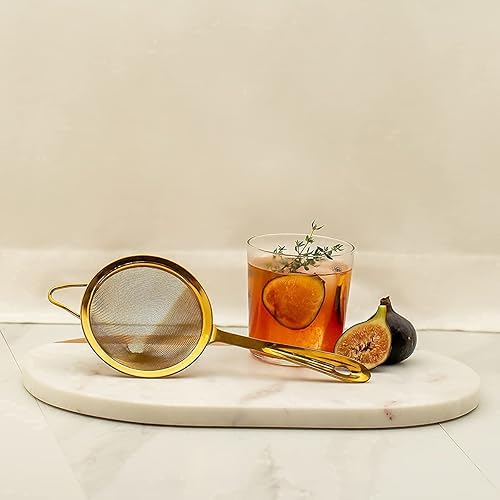 Miniatura 6 de A Bar Above Colador profesional de camarero de malla fina  Colador de cóctel de acero inoxidable 304 a prueba de óxido para bar en casa y camareros