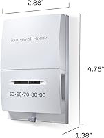 Vista 6 de Honeywell Home CT50K1002 Termostato Estándar Solo de Calefacción